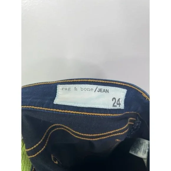 Rag & Bone High Rise Skinny Bedford Denim Jeans Women's Blue Size: 24 NWOT - Picture 7 of 11